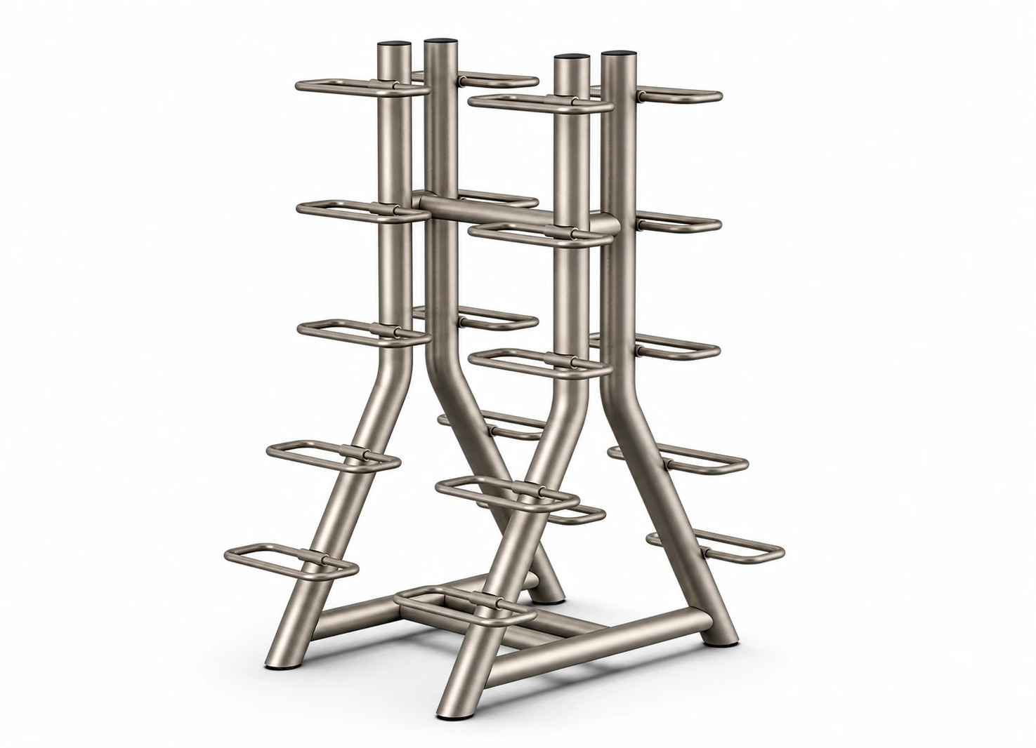Вертикальная стойка для хранения гантелей Technogym VERTICAL DUMBBELL RACK (10 пар) Sand Stone
