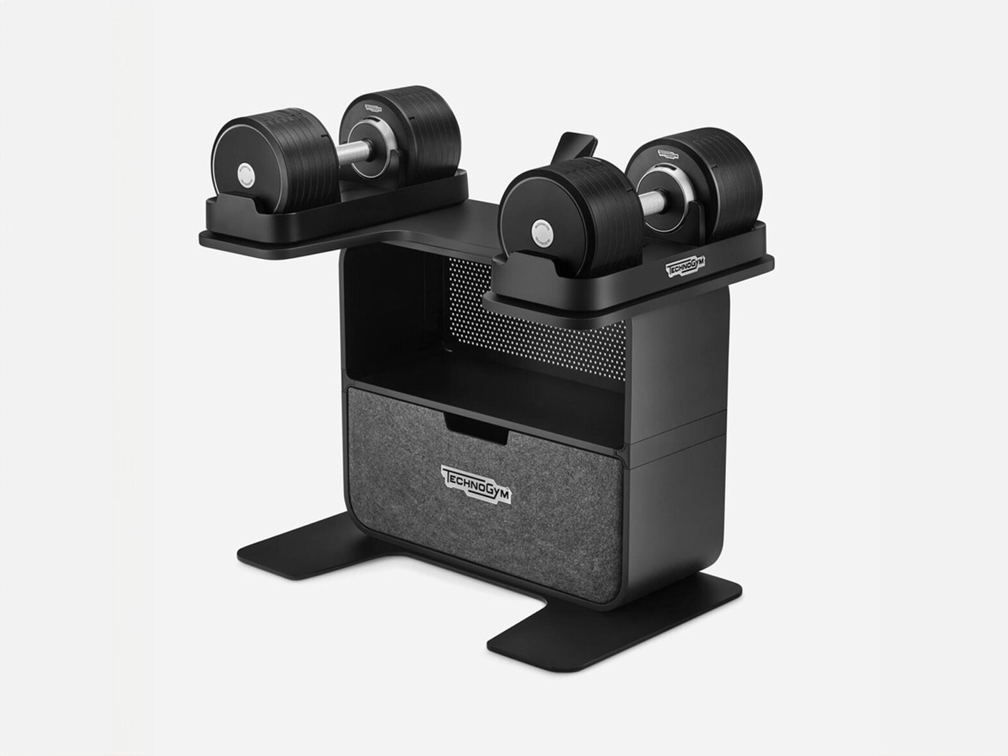 Гантели регулируемые со стойкой Technogym Connected dumbbells (2-24)