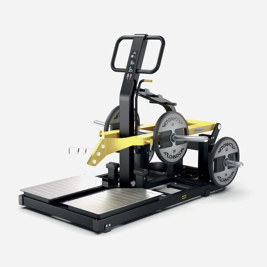 Нагружаемый дисками тренажер Technogym Pure Belt Squat